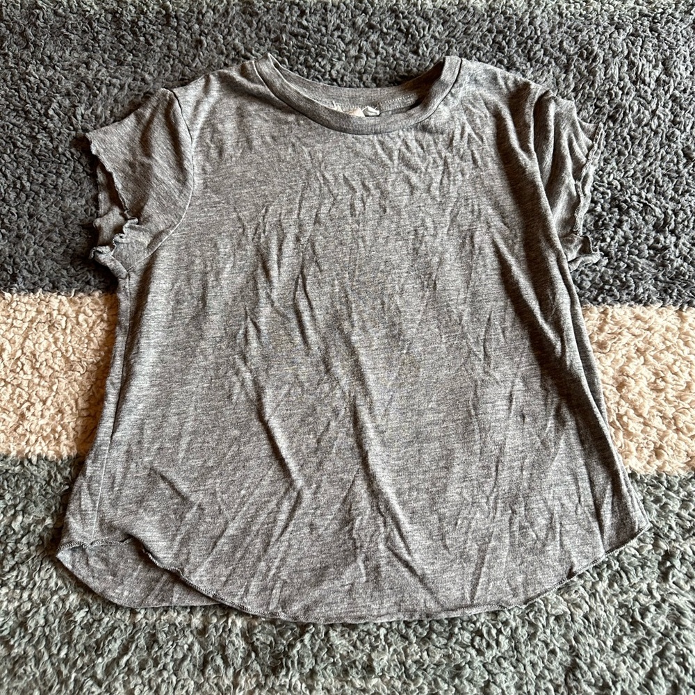 Grey crop top